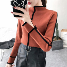 Load image into Gallery viewer, Sweater Female Soft Korean Style Skinny Winter Turtleneck Women Bodycon Basic Pullovers Long Sleeve Pull Femme Coat Female Top